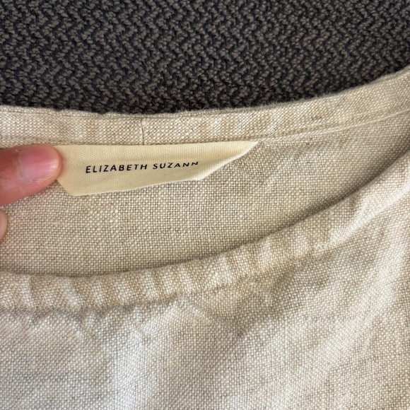 Elizabeth Suzann Parabola Top mid-weight linen - Picture 3 of 7